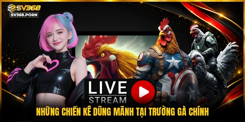 Những chiến kê dũng mãnh tại trường gà chính