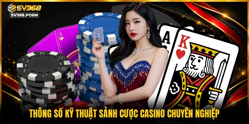 Thông số kỹ thuật sảnh cược casino chuyên nghiệp